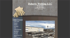 Desktop Screenshot of dohertywelding.com